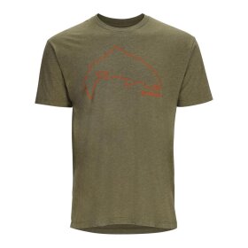 Simms - Trout Outline T-Shirt