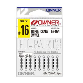 Owner Hooks - Triple Crane Swivel