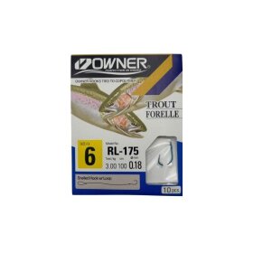 Owner Hooks - Hook To Nylon Trout