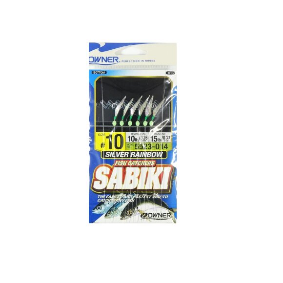Owner Hooks - Fish catchers Sabiki Silver Rainbow