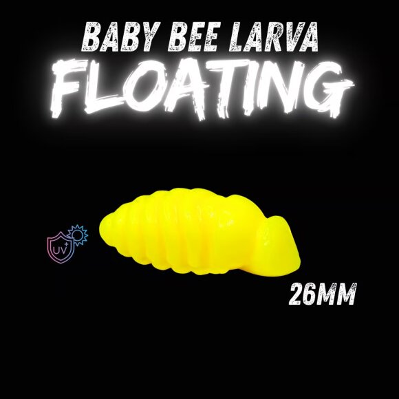 SE Hooks - Baby Bee Larva Floating