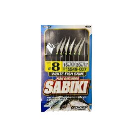 Owner Hooks - Fish Catchers Sabiki White Fish Skin