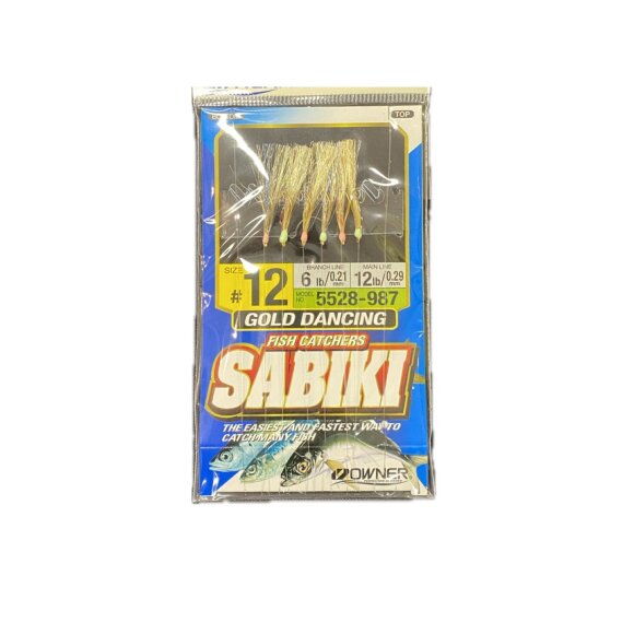 Owner Hooks - Fish Catchers Sabiki Gold Dancing