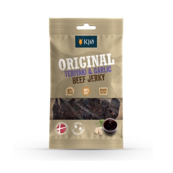 Kjø - Teriyaki Garlic Beef Jerky
