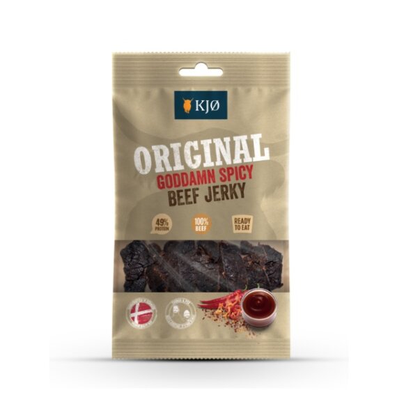 Kjø - Goddamn Spicy Beef Jerky Kjø - Goddamn Spicy Beef Jerky