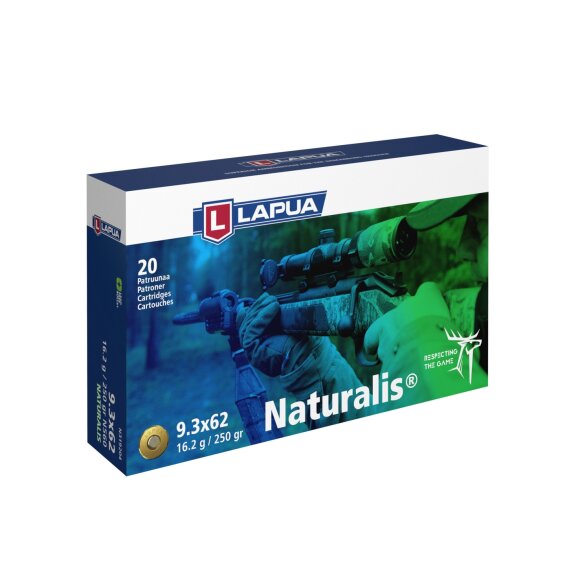 Lapua - Naturalis 9.3x62 - 20stk